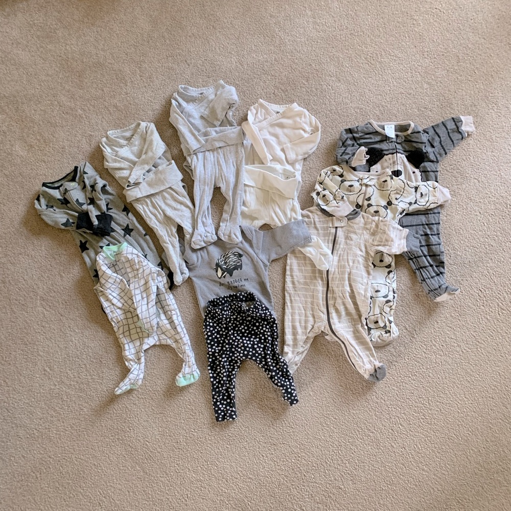 Bundle of baby boy clothes